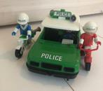 Playmobil.  Politie. Politiewagen en motor., Gebruikt, Ophalen of Verzenden