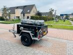 Stoere offroad trailer met daktent en fietsendrager!, Auto diversen, Aanhangers en Bagagewagens, Zo goed als nieuw, Ophalen