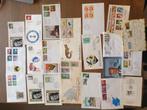 Fdc's 1e vluchten oude verzameling postzegels, Ophalen of Verzenden