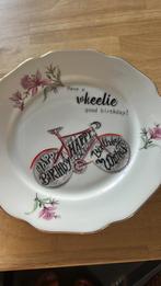 Antiek bordje met tekst, Antiek en Kunst, Ophalen of Verzenden