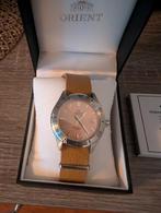 Orient Mako 40 RA-AC0Q05P10B Horloge, Leer, Staal, Polshorloge, Ophalen of Verzenden