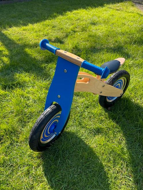 Z.g.a.n. blauwe loopfiets Voor de leeftijd 3 t/m 6 jaar, Kinderen en Baby's, Speelgoed | Buiten | Voertuigen en Loopfietsen, Nieuw