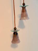 Design Lampen (lichtroze glas), Ophalen of Verzenden, Zo goed als nieuw, Glas, Minder dan 50 cm