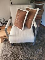 Stoeltje teddy stof creme, Huis en Inrichting, Banken | Sofa's en Chaises Longues, Ophalen, Eenpersoons, 75 tot 100 cm, Zo goed als nieuw