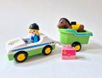 Playmobil 1.2.3 Wagen met paardentrailer - 70181, Ophalen of Verzenden, Zo goed als nieuw