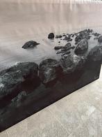 XXL Textielframe (140x200) – Rustgevend Kustlandschap, Ophalen