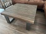 Pronto Salontafel - Vierkant Hout & Metaal, Ophalen, Gebruikt, 50 tot 100 cm, Vierkant