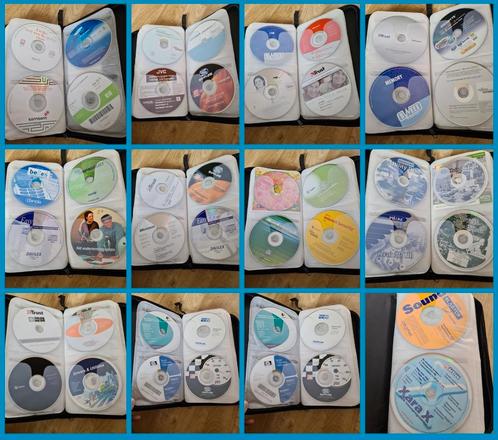 Map met circa 50 cd-roms met allerlei vintage software, Computers en Software, Besturingssoftware, Ophalen of Verzenden