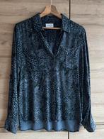 Cotton Club blouse met print, maat S, Zwart, Ophalen of Verzenden, Zo goed als nieuw, Maat 36 (S)