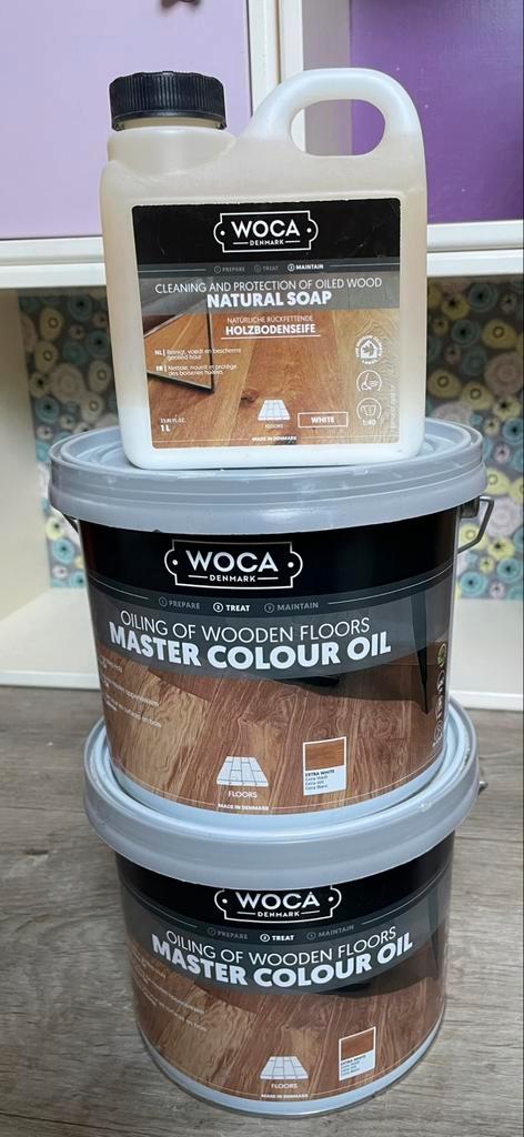 Woca extra white master colour oil, Doe-het-zelf en Verbouw, Verf, Beits en Lak, Nieuw, Verf, Minder dan 5 liter, Wit, Ophalen