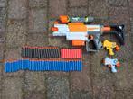 Nerf en 2 x kleine Xshot, Ophalen of Verzenden, Zo goed als nieuw