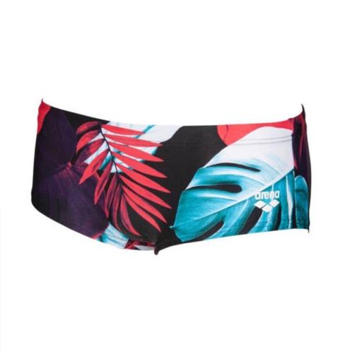 Nieuwe Arena Tropical Leaves Low Waist Short Black Multi, Kleding | Heren, Badmode en Zwemkleding, Zwart, Ophalen of Verzenden