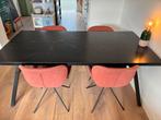 Flinders Seth eettafel zwart 180x90 - Gebruikt, Huis en Inrichting, Tafels | Eettafels, Ophalen, Gebruikt, 50 tot 100 cm, Vier personen