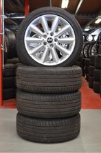 Org. 17" Mini Clubman F54 velgen + Zomerbanden + TPMS, Gebruikt, Banden en Velgen, 17 inch, Ophalen of Verzenden
