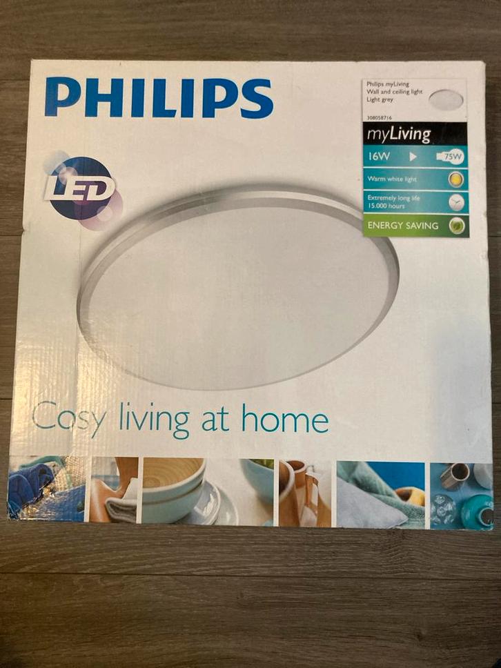 Philips myLiving LED Plafondlamp, Huis en Inrichting, Lampen | Spots, Nieuw, Plafondspot of Wandspot, Kunststof, Led, Ophalen of Verzenden
