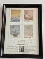 Jan Montyn Grafiek - Wat betreft de bloemen, Antiek en Kunst, Kunst | Etsen en Gravures, Ophalen of Verzenden