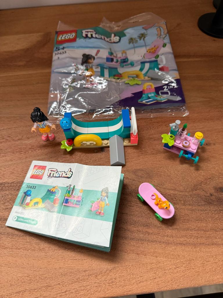 Lego Friends ‘Skatebaan’ speelset - 30633, Ophalen of Verzenden, Zo goed als nieuw