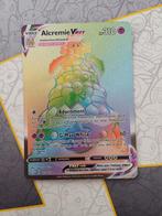 Alcremie rainbow Vmax, Hobby en Vrije tijd, Verzamelkaartspellen | Pokémon, Ophalen of Verzenden, Zo goed als nieuw