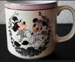 Beker Mickey en Minnie Mouse Bruidspaar, Verzamelen, Ophalen of Verzenden, Mickey Mouse, Zo goed als nieuw, Servies