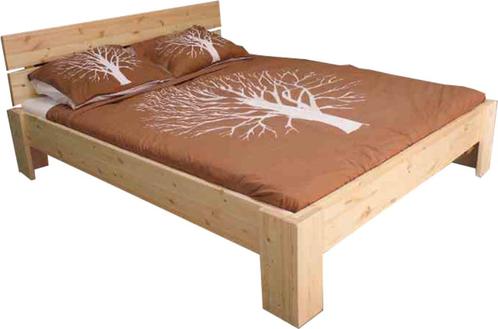 Stoer 100% massief blank houten bed. In ELKE maat mogelijk!, Huis en Inrichting, Slaapkamer | Bedden, Nieuw, Tweepersoons, 140 cm