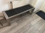 Stevig metalen bankje - 135cm, Ophalen, Gebruikt, 100 tot 150 cm, Metaal