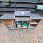 BBQ met kast, Tuin en Terras, Gebruikt, Houtskool, Ophalen