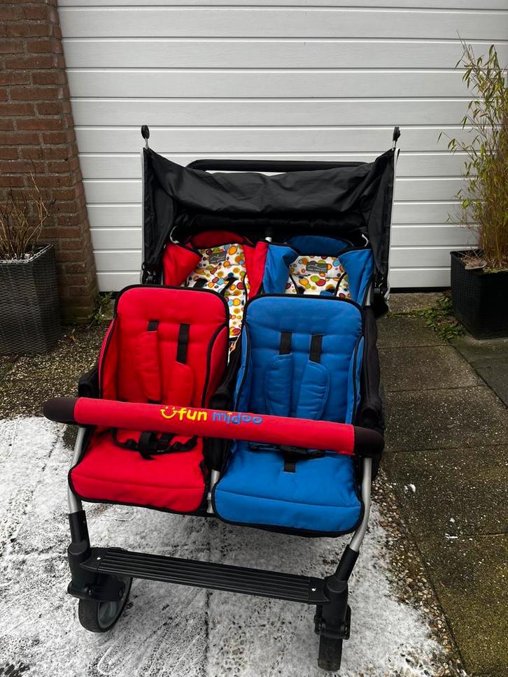 4-ling wagen Familidoo, Kinderen en Baby's, Kinderwagens en Combinaties, Zo goed als nieuw, Overige merken, Ophalen