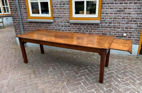 Landelijke Kersenhouten Eettafel met Laden, Antiek en Kunst, Antiek | Meubels | Tafels, Ophalen