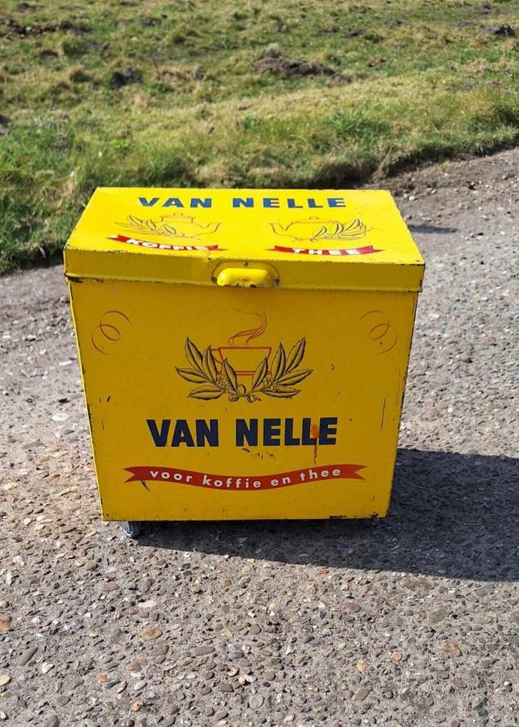 Mooi winkelblik, voorraadblik van Van Nelle️️️☕️, Verzamelen, Blikken, Gebruikt, Koffie, Van Nelle, Ophalen of Verzenden