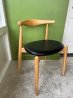 Elbow chair - replica - zwarte zitting, Ophalen, Gebruikt, Zwart, Hout