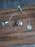 Plafond lamp 3 spots, inclusief de lampjes., Huis en Inrichting, Lampen | Spots, Ophalen, Zo goed als nieuw, Metaal of Aluminium