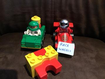 Lego duplo race wagens beschikbaar voor biedingen