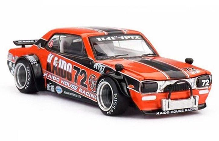 Nissan Skyline 2000GT-R (KPGC10) Kaido Racing V1 #72, Hobby en Vrije tijd, Modelauto's | Overige schalen, Nieuw, Auto, Ophalen of Verzenden