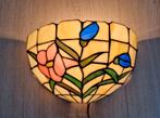 Originele Tiffany wandlamp bloemen Floral light wand lamp, Huis en Inrichting, Ophalen of Verzenden, Gebruikt, Glas, Tiffany