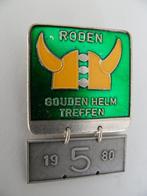 Roden 5e Gouden Helm treffen 1980 speld, Verzamelen, Verzenden, Gebruikt, Merk, Speldje of Pin