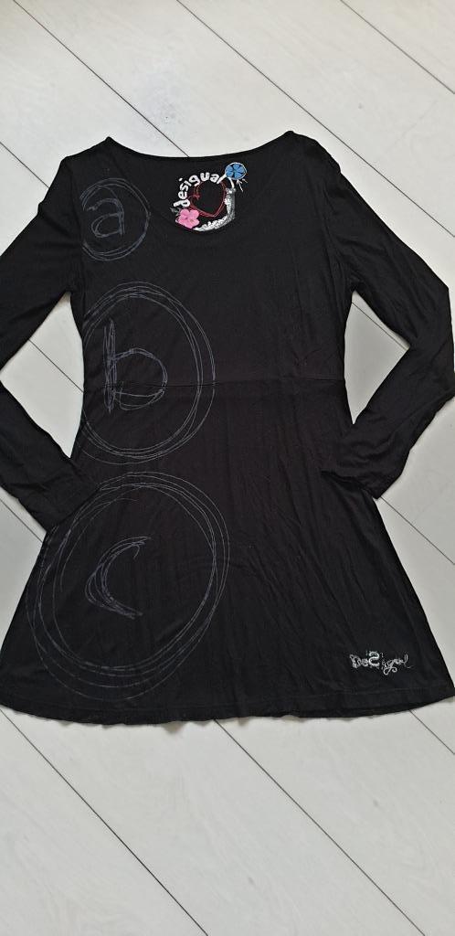 Desigual jurk, Kleding | Dames, Jurken, Gedragen, Maat 36 (S), Zwart, Knielengte, Ophalen