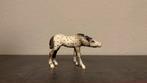 Schleich drinkend knabstrupper hengstveulen (13619), Ophalen of Verzenden, Zo goed als nieuw, Paard, Beeldje of Figuurtje