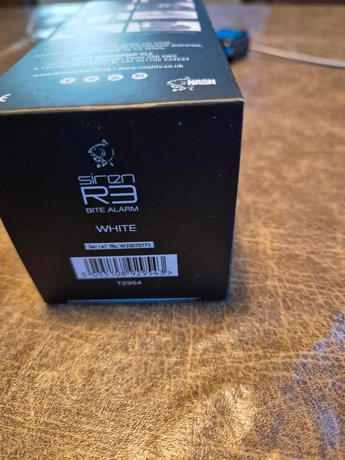 Nash Siren R3 Bite Alarm - Wit, Watersport en Boten, Hengelsport | Karpervissen, Nieuw, Overige typen, Ophalen of Verzenden