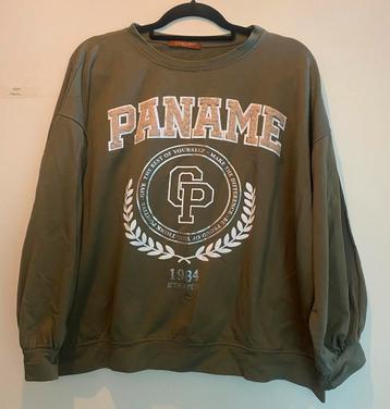 Stoere sweater met Paname opdruk beschikbaar voor biedingen