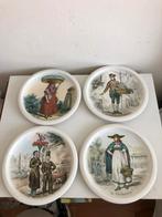 4 x Boch Belgium borden - dia 21.5 cm - bijna gratis, Antiek en Kunst, Antiek | Wandborden en Tegels, Ophalen of Verzenden