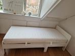 Ikea Slåkt meegroeibed wit 80x200cm, Huis en Inrichting, Slaapkamer | Bedden, Ophalen, Eenpersoons, Wit, Zo goed als nieuw
