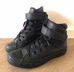 Zwarte leren Converse All Stars Hoge Sneakers maat 37, Kleding | Dames, Schoenen, Ophalen of Verzenden, Zo goed als nieuw, Zwart