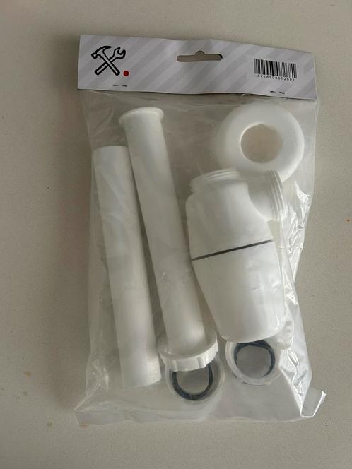 Saniclass Sifon - muurbuis - rozet - 1 1/4" - wit (2 stuks), Doe-het-zelf en Verbouw, Buizen en Afvoer, Nieuw, Afvoer, Minder dan 2 meter