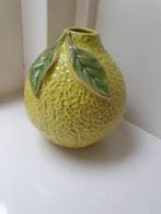 Des Pots limoen vaas 12 cm, Overige kleuren, Aardewerk of Porselein, Ophalen of Verzenden, Zo goed als nieuw