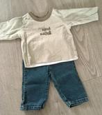 Leuk setje : trui omkeer trui Mexx en Hema jeans , mt 62 68, Gebruikt, Setje, Jongetje, Ophalen