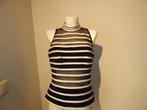 Joseph Ribkoff mooie top gestreept zwart wit voile deel 42