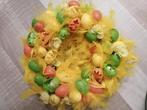 paas gele veren eieren gekleurde blinkende decoratie, Nieuw, Ophalen of Verzenden