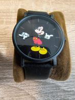 Mickey Mouse horloge, Disneyland Parijs, Sieraden, Tassen en Uiterlijk, Overige merken, Leer, Staal, Polshorloge