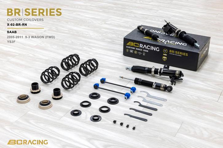 BC Racing schroefset verlaging - Saab 9-3 93 Wagon 08-14, Auto diversen, Tuning en Styling, Ophalen of Verzenden