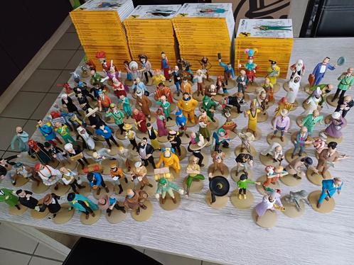 111 complete Kuifje beeldjes Moulinsart, Verzamelen, Stripfiguren, Zo goed als nieuw, Beeldje of Figuurtje, Kuifje, Ophalen